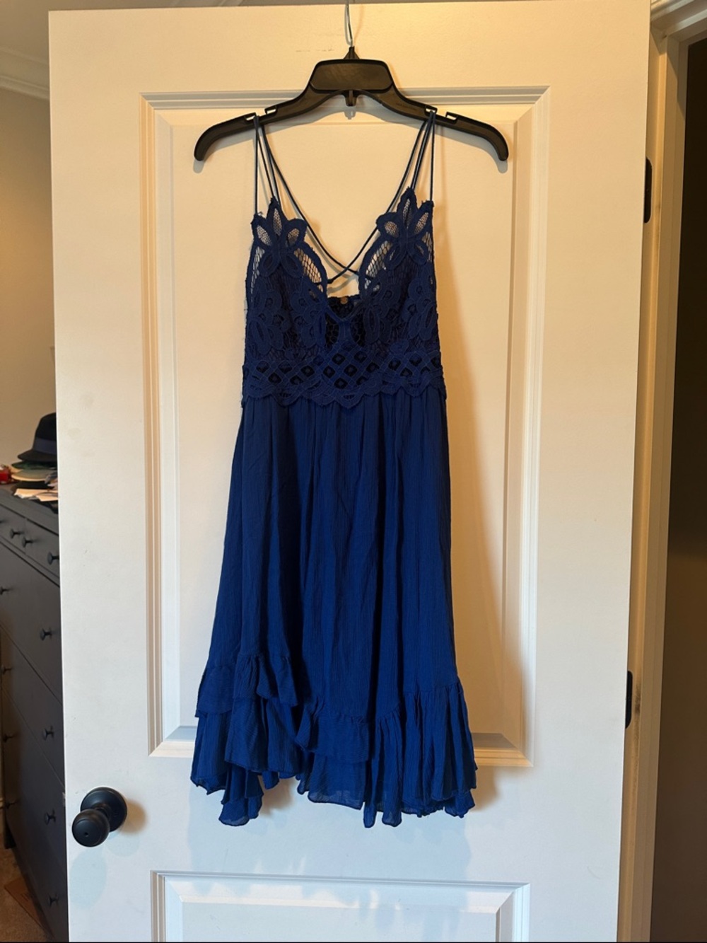 Women’s Free People Adela Slip Dress Crochet Bodice